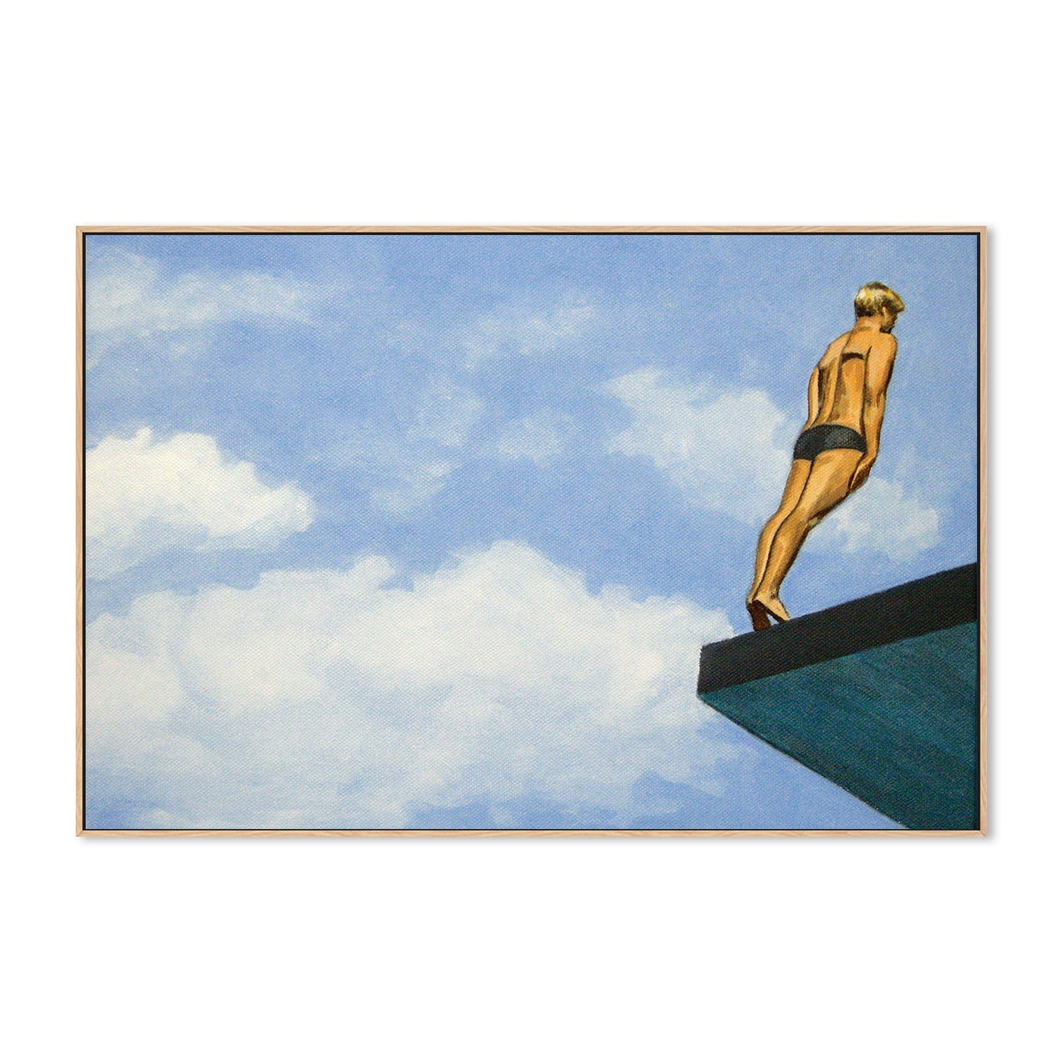 wall-art-print-canvas-poster-framed-Diver on the Edge-4