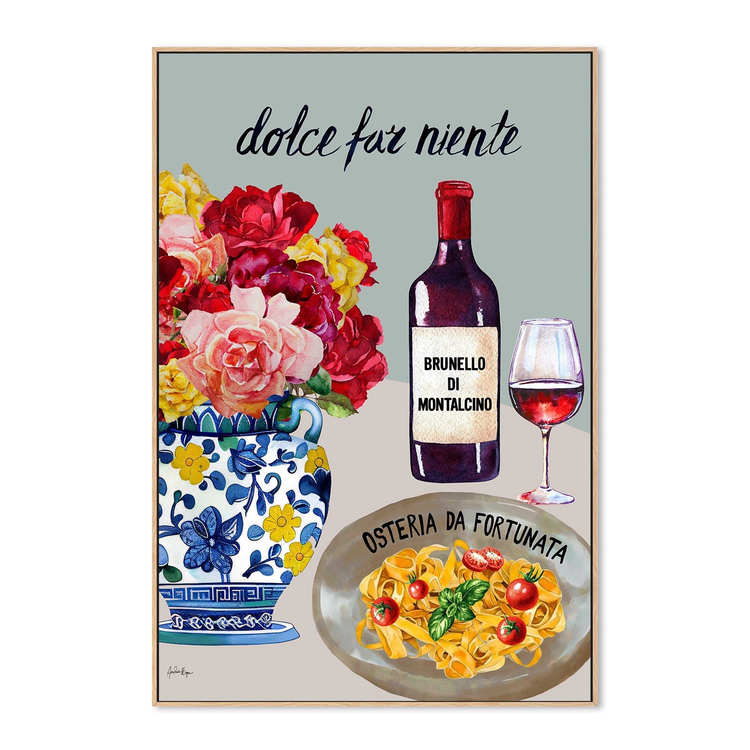 wall-art-print-canvas-poster-framed-dolce far niente-4