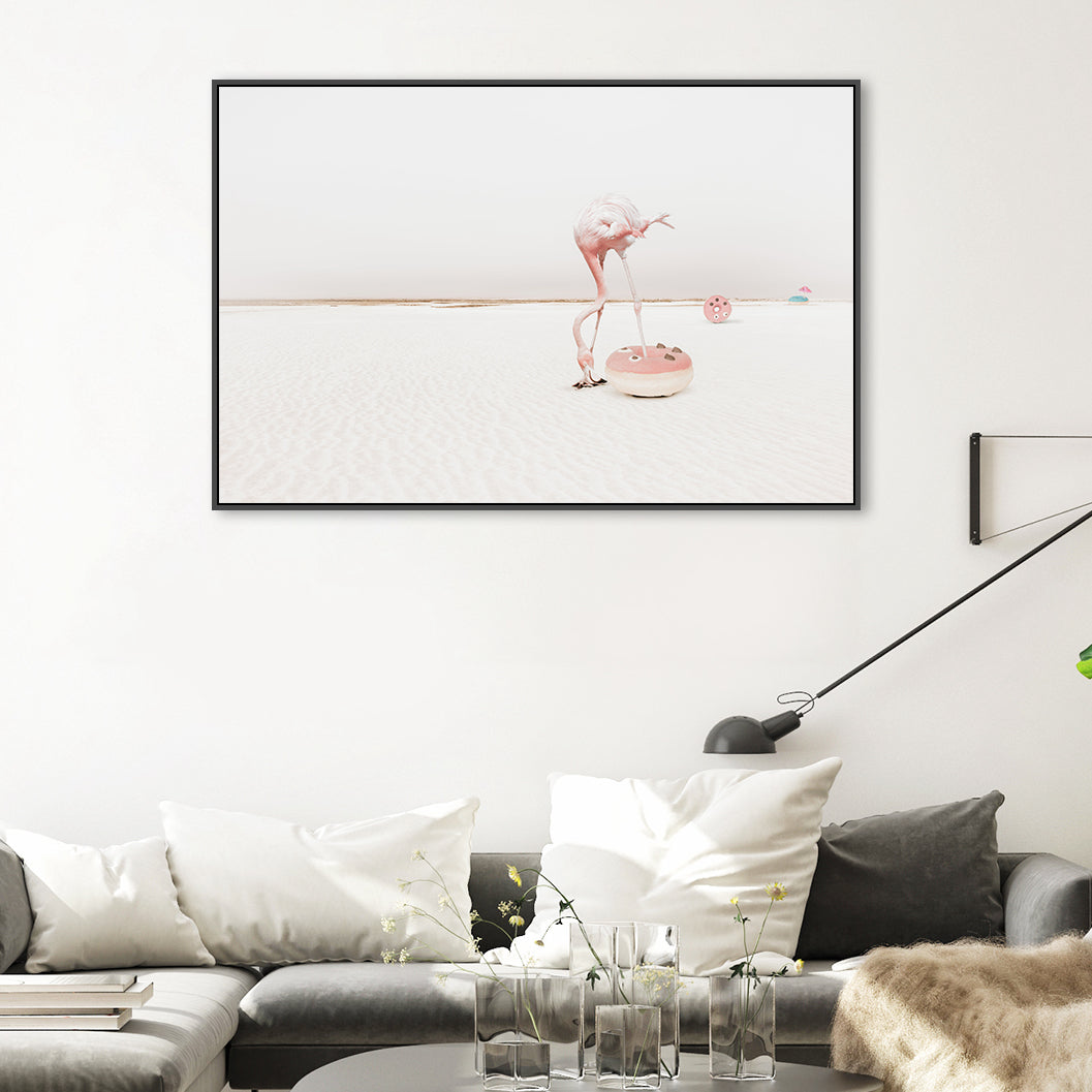 wall-art-print-canvas-poster-framed-Donutbeach, By Christine Von Diepenbroek-by-Plus X Studio-Gioia Wall Art