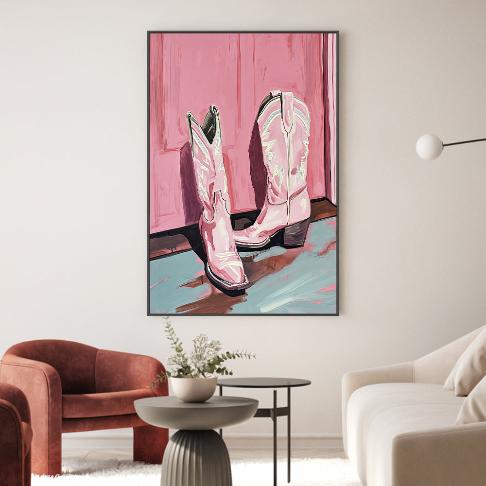 wall-art-print-canvas-poster-framed-Door Boots , By Lady Hana-2