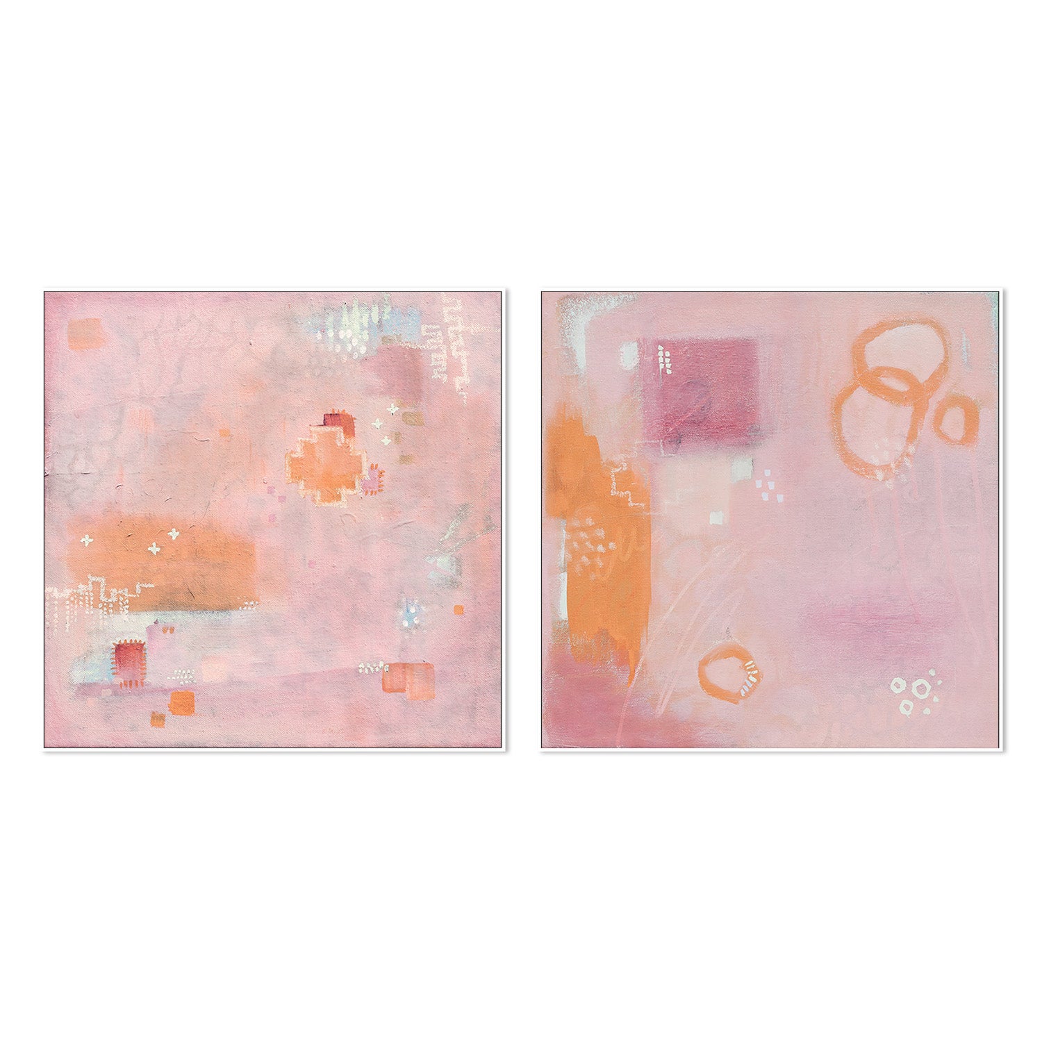 wall-art-print-canvas-poster-framed-Double Dare, Style A & B, Set Of 2 , By Kaori Lockwood-5