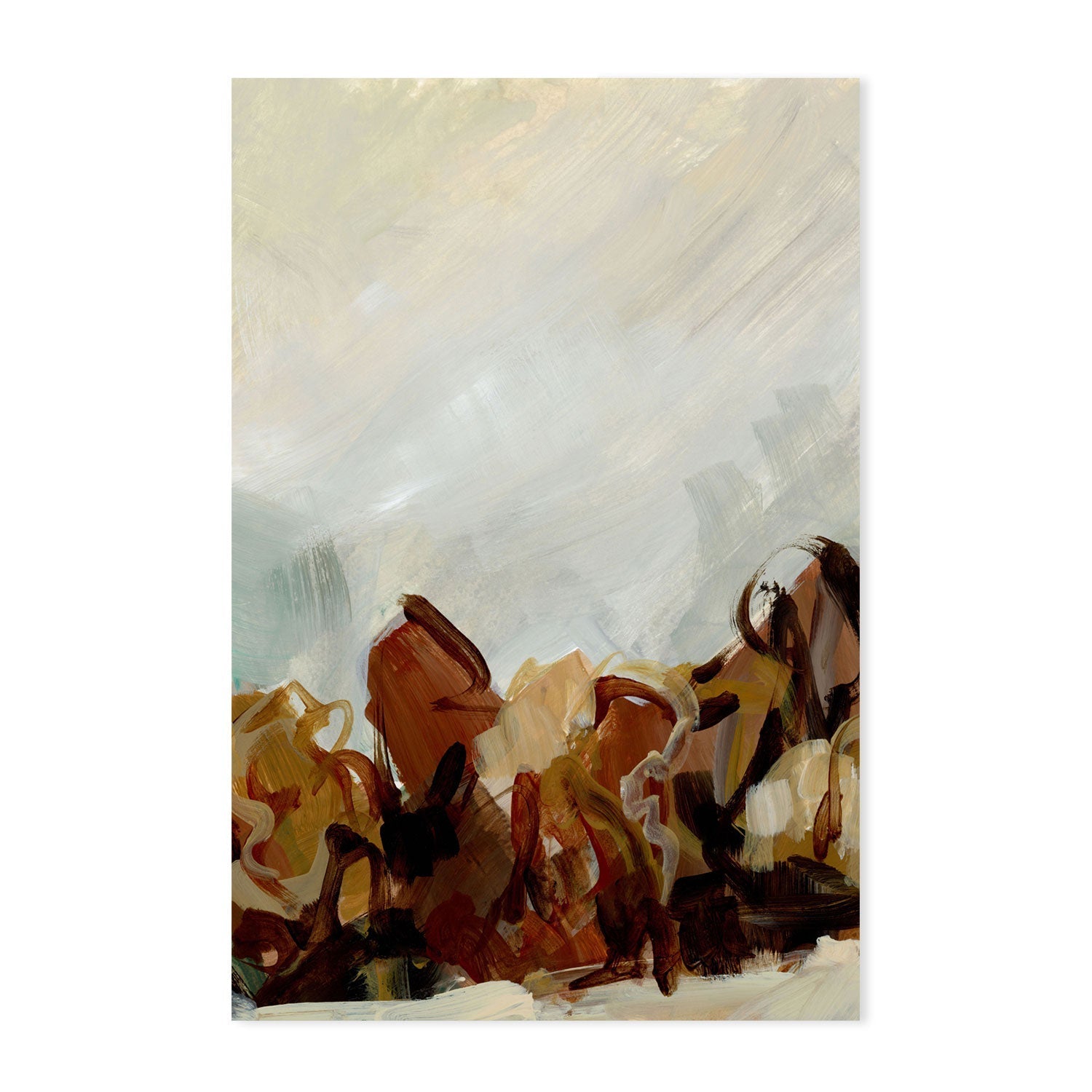 wall-art-print-canvas-poster-framed-Down To Earth, Style H & I, Set of 2-by-Emily Wood-Gioia Wall Art