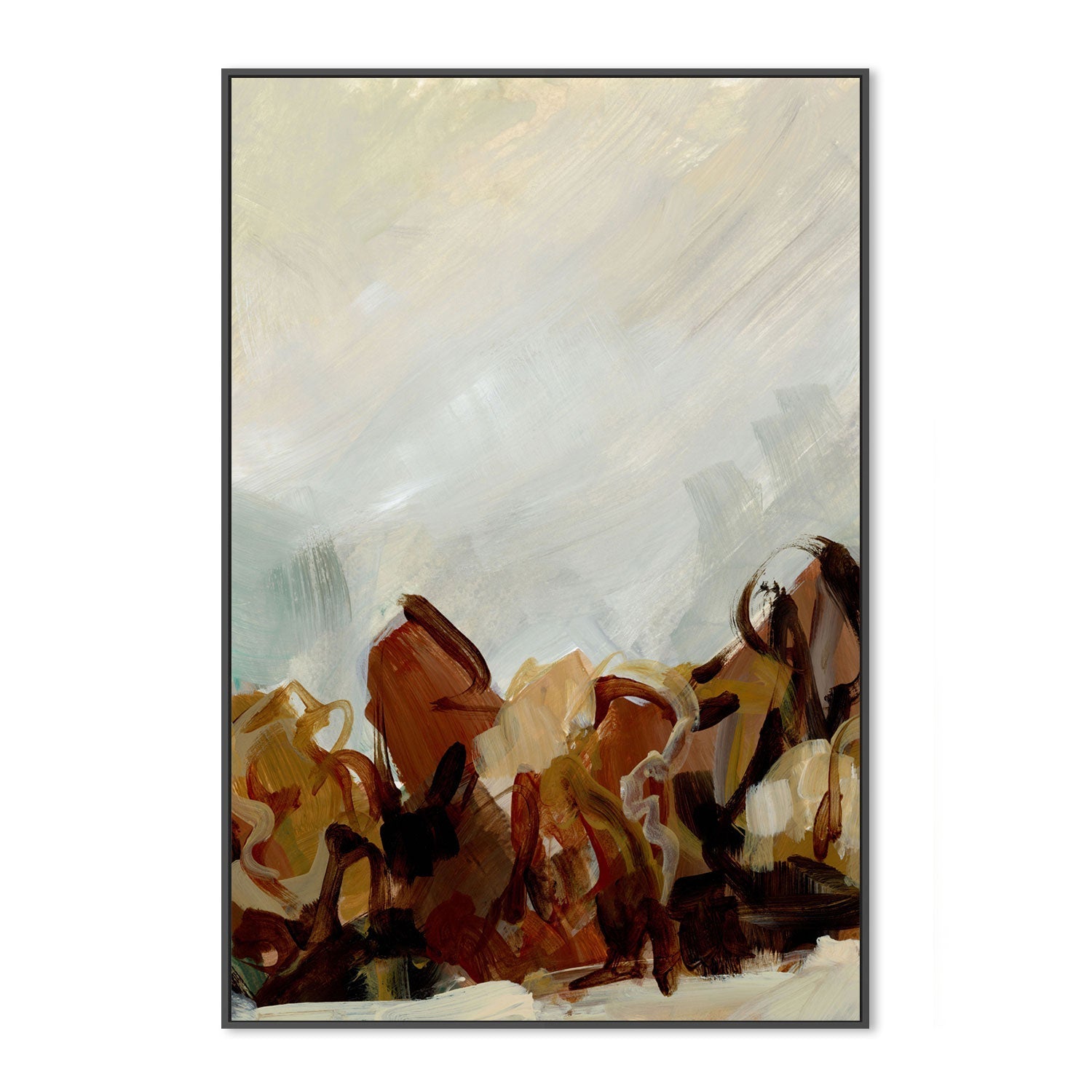 wall-art-print-canvas-poster-framed-Down To Earth, Style I-by-Emily Wood-Gioia Wall Art