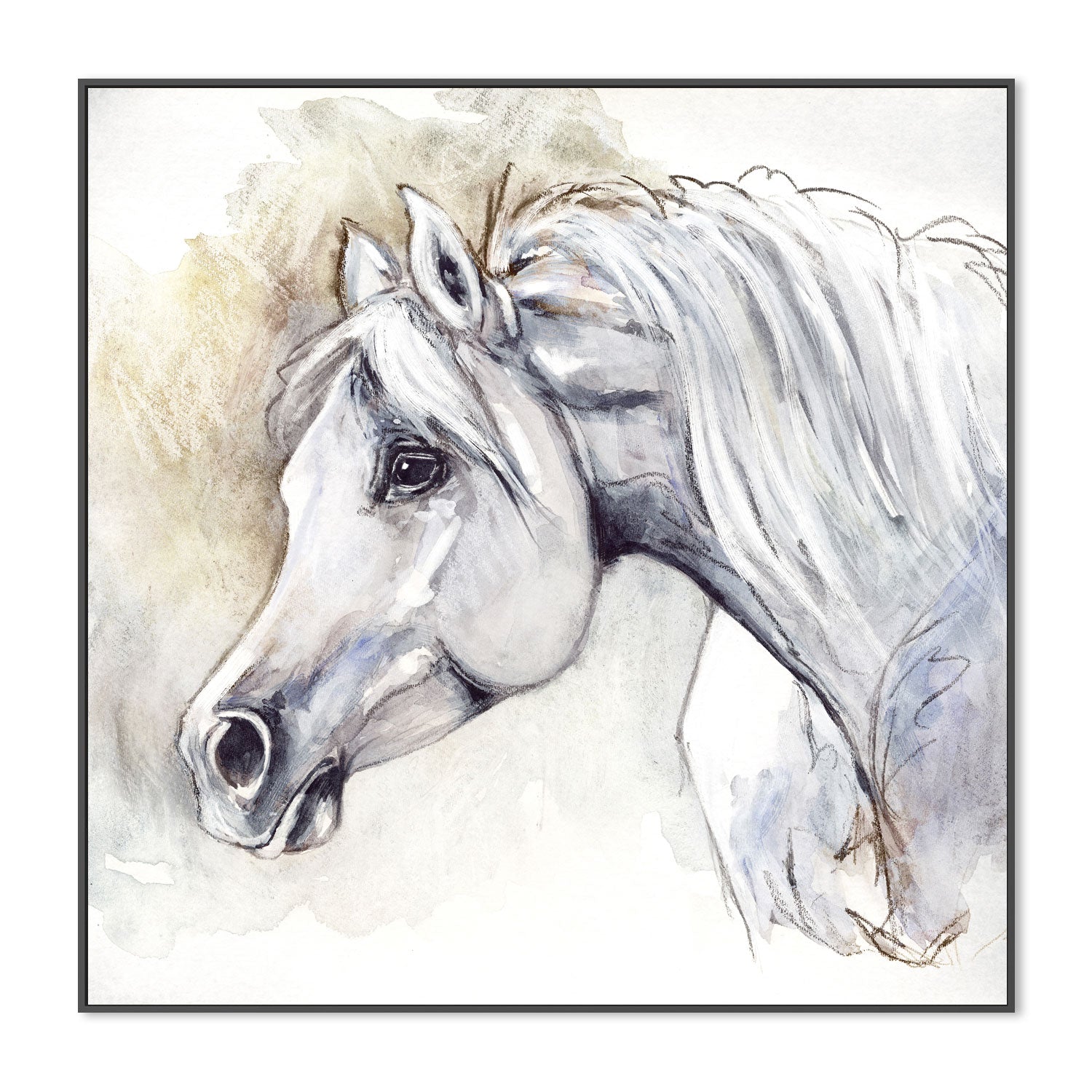 wall-art-print-canvas-poster-framed-Dreamer, Brown Tones , By Nina Blue-3