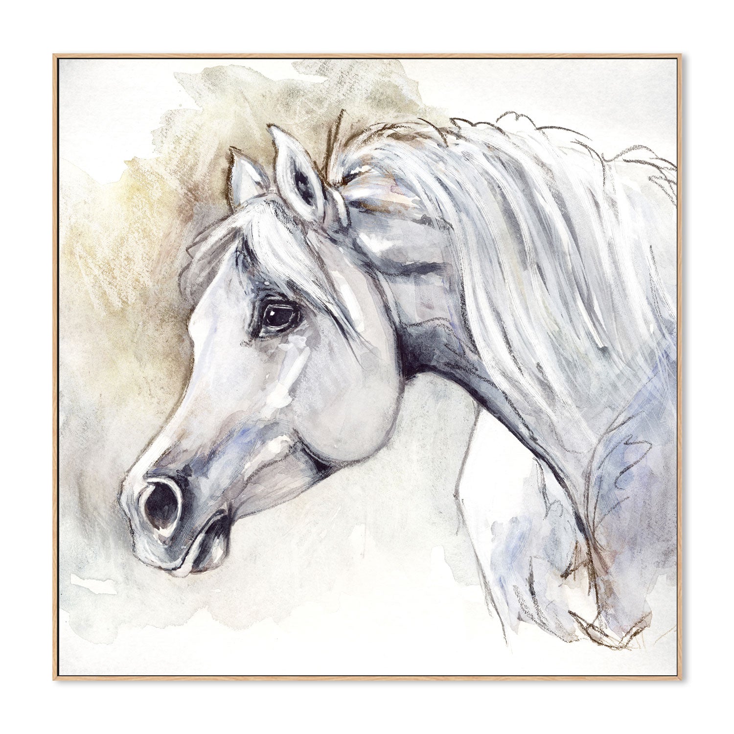 wall-art-print-canvas-poster-framed-Dreamer, Brown Tones , By Nina Blue-4