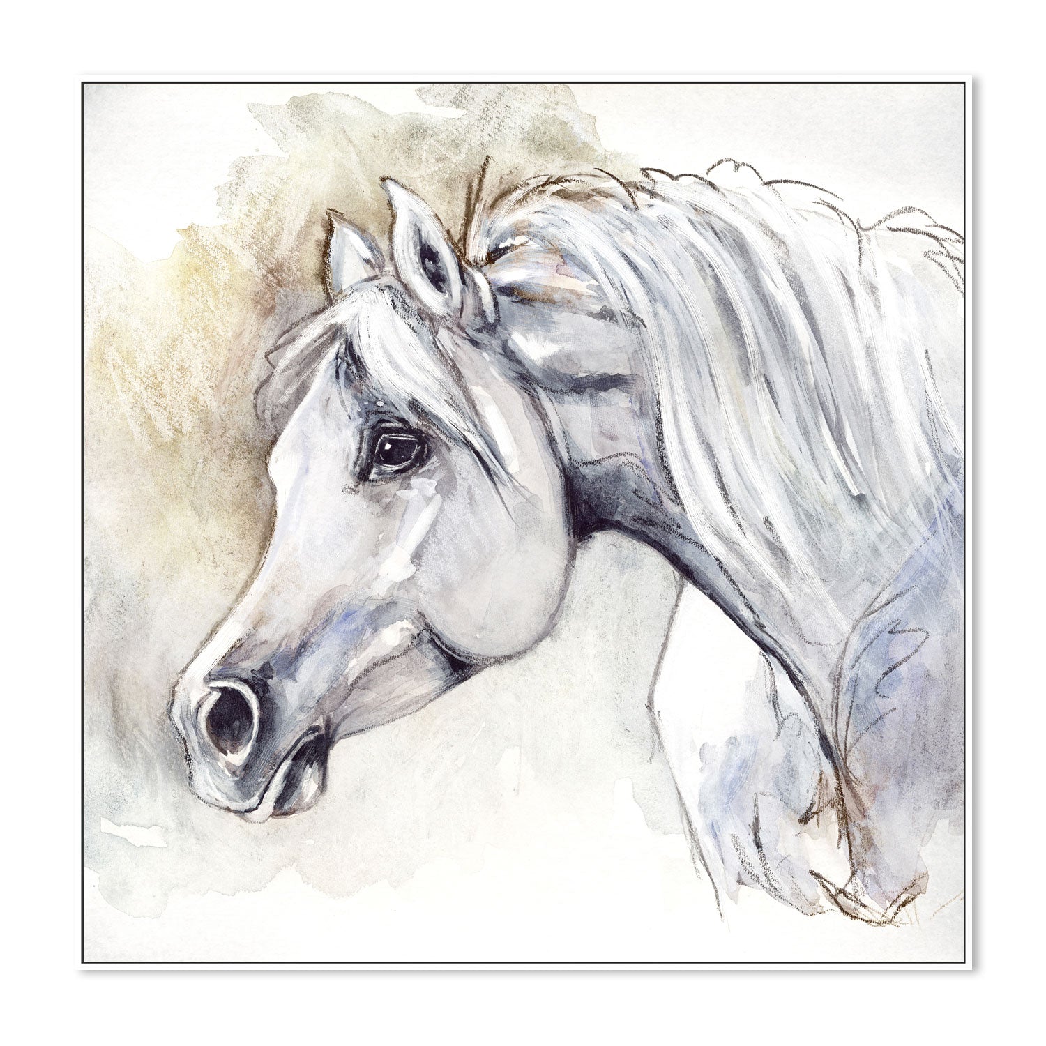 wall-art-print-canvas-poster-framed-Dreamer, Brown Tones , By Nina Blue-5