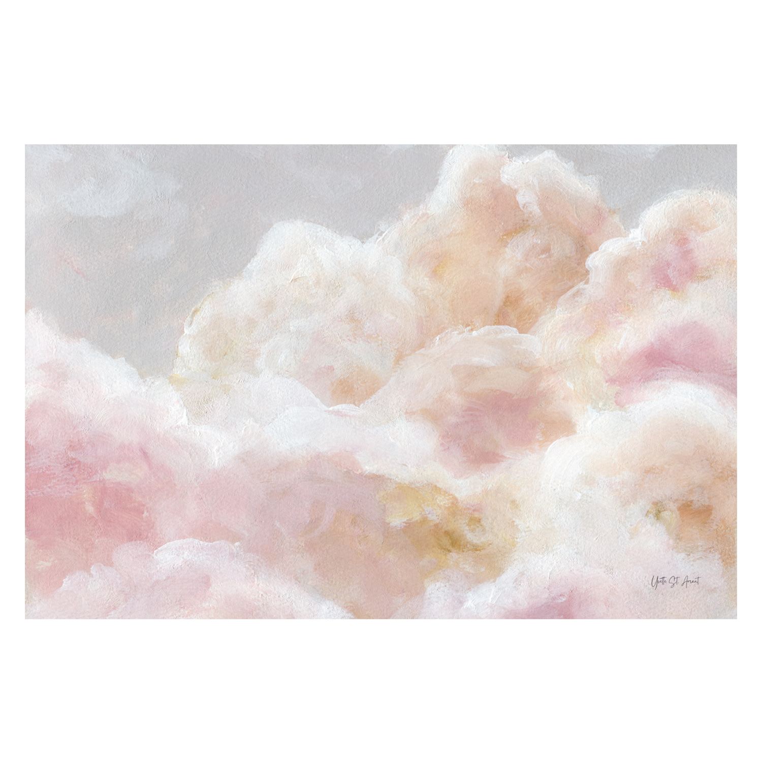 wall-art-print-canvas-poster-framed-Dreaming In Clouds Ethereal , By Yvette St. Amant-1