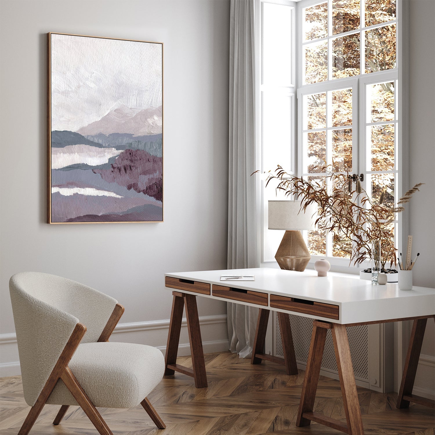 wall-art-print-canvas-poster-framed-Dreamy Landscape, Style B , By Nikita Jariwala-7
