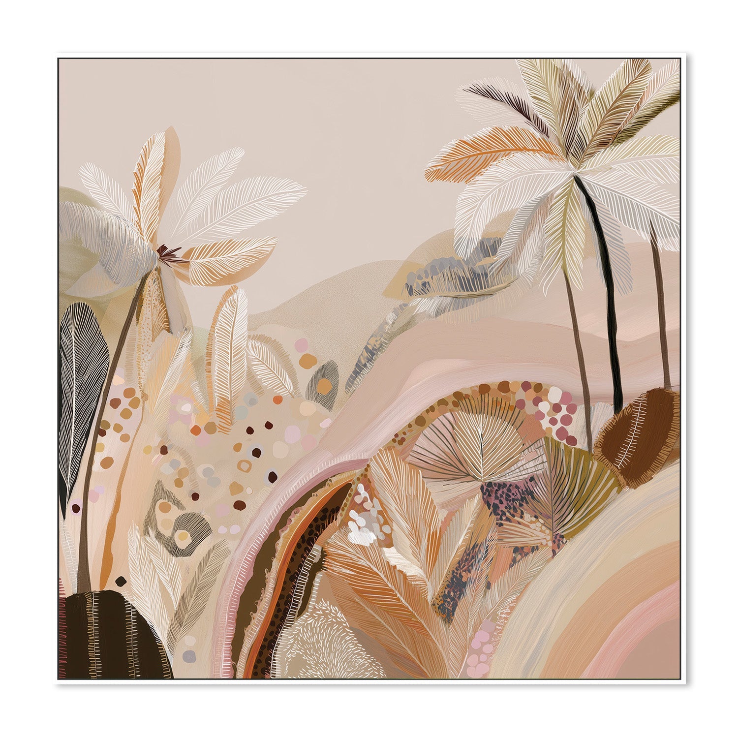wall-art-print-canvas-poster-framed-Dreamy Palms , By Bella Eve-6