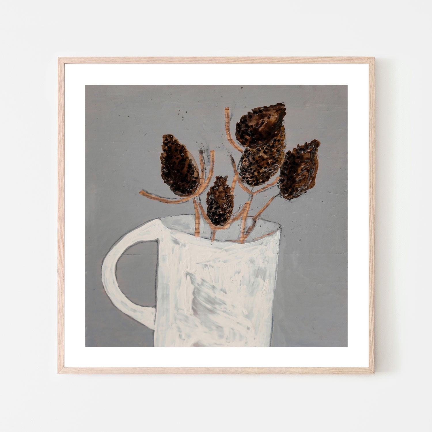 wall-art-print-canvas-poster-framed-Dried Thistle , By Louise O'hara-6