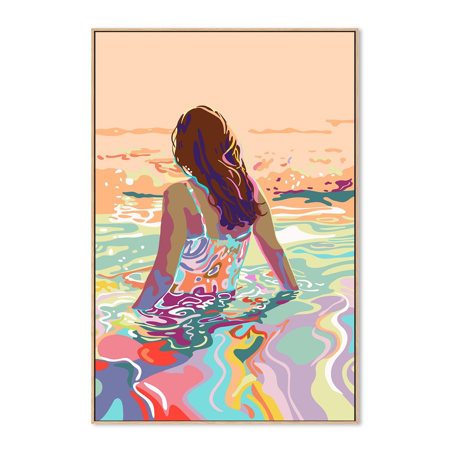 wall-art-print-canvas-poster-framed-Drift , By Unratio-4