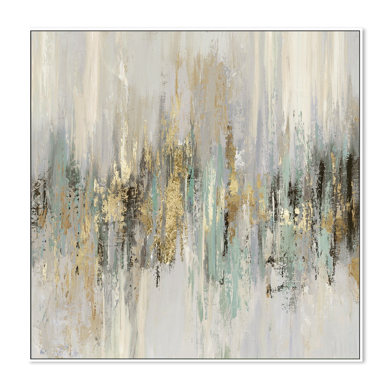 wall-art-print-canvas-poster-framed-Dripping Gold, Style B-5