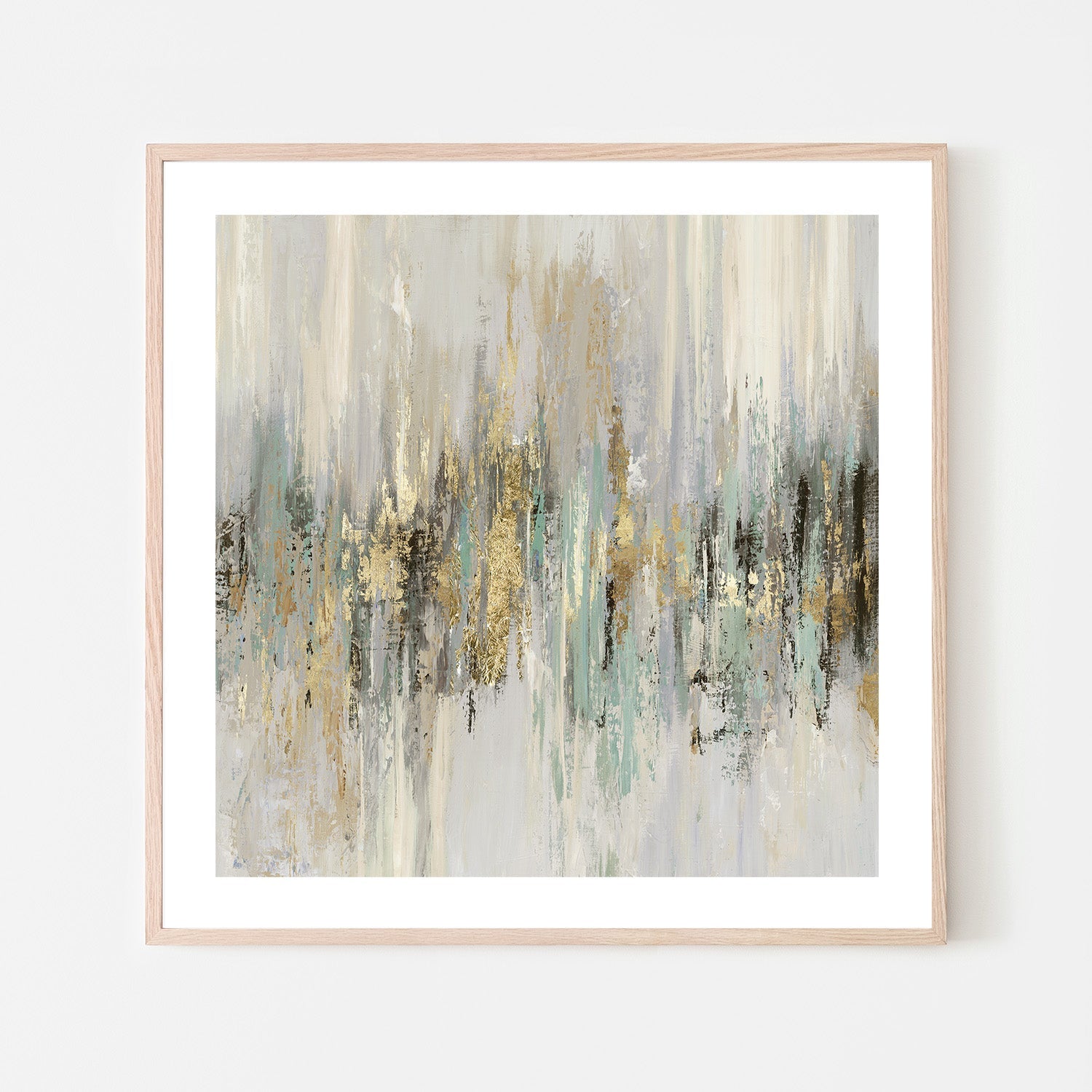 wall-art-print-canvas-poster-framed-Dripping Gold, Style B-6