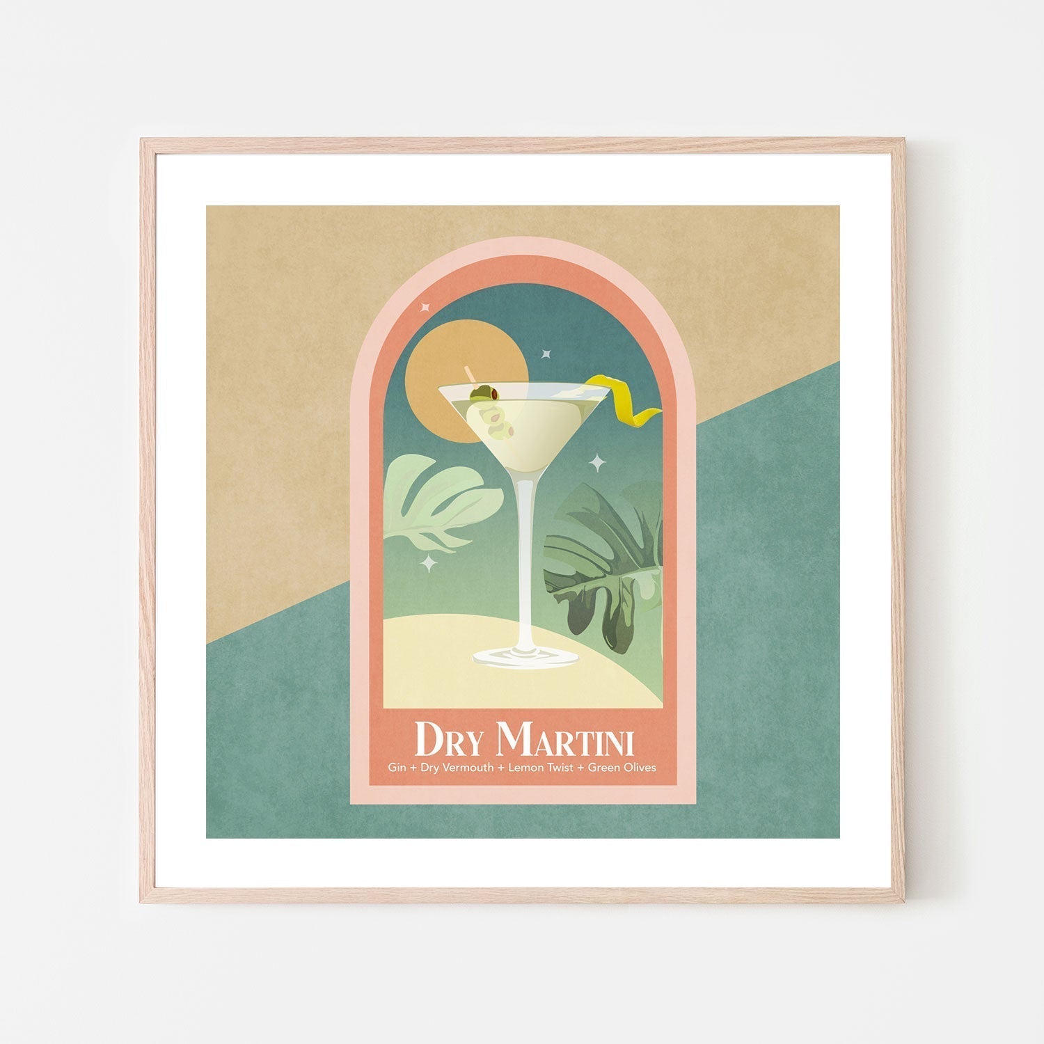wall-art-print-canvas-poster-framed-Dry Martini , By Emel Tunaboylu-GIOIA-WALL-ART