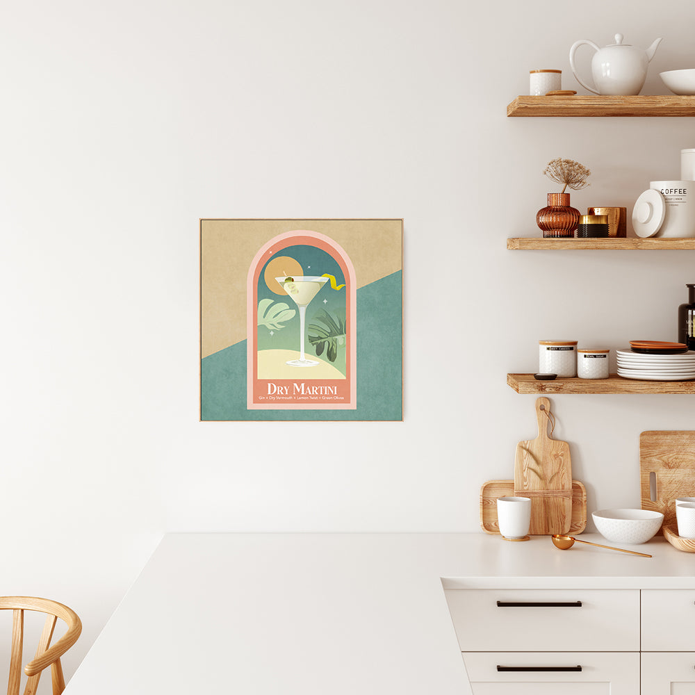 wall-art-print-canvas-poster-framed-Dry Martini , By Emel Tunaboylu-GIOIA-WALL-ART