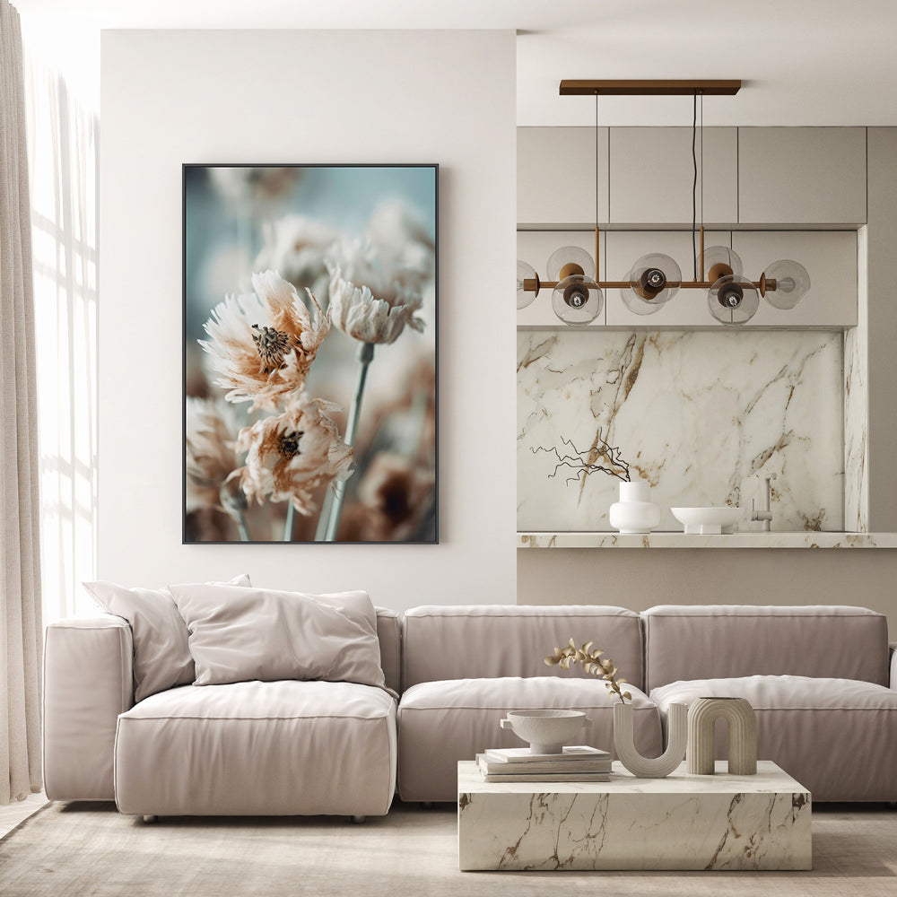 wall-art-print-canvas-poster-framed-Dry Pastel Flowers, Style A , By Treechild-GIOIA-WALL-ART