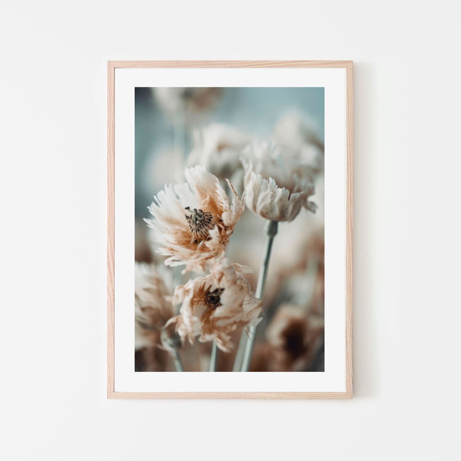 wall-art-print-canvas-poster-framed-Dry Pastel Flowers, Style A , By Treechild-GIOIA-WALL-ART