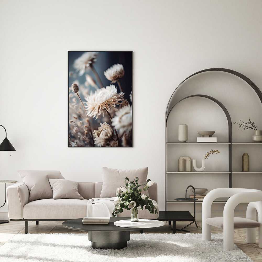 wall-art-print-canvas-poster-framed-Dry Pastel Flowers, Style B , By Treechild-GIOIA-WALL-ART