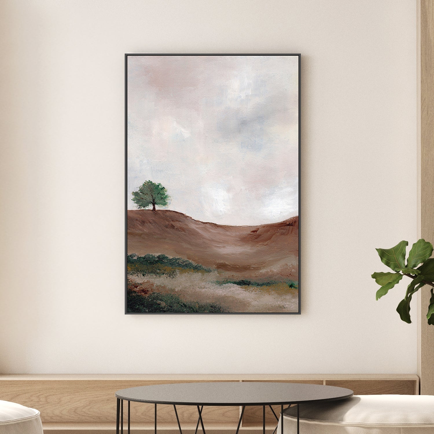 wall-art-print-canvas-poster-framed-Dusty Land , By Nikita Jariwala-2