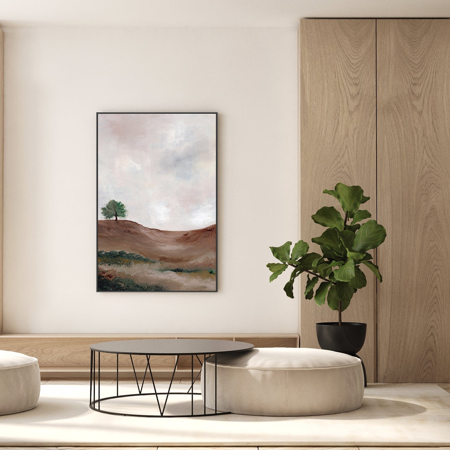 wall-art-print-canvas-poster-framed-Dusty Land , By Nikita Jariwala-7