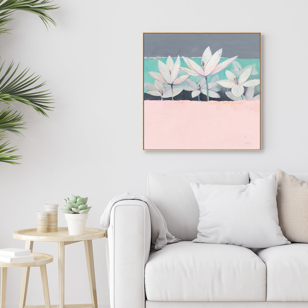 wall-art-print-canvas-poster-framed-Dusty Pink Flowers , By Avery Tilmon-GIOIA-WALL-ART