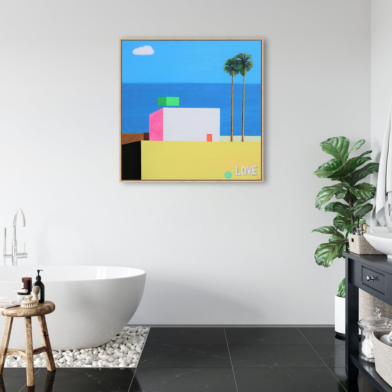 wall-art-print-canvas-poster-framed-Early Summer-by-Ieva Baklane-Gioia Wall Art