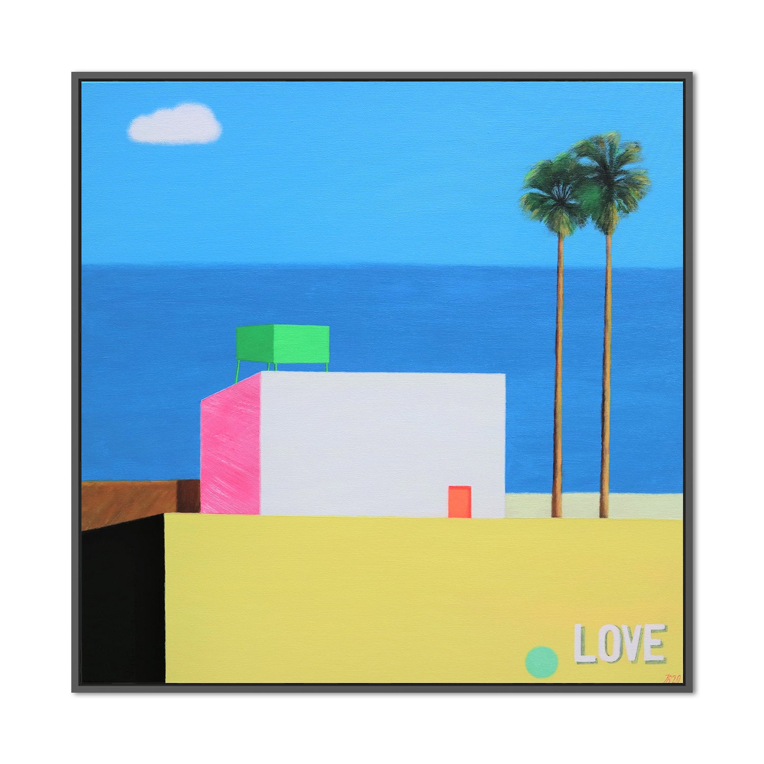 wall-art-print-canvas-poster-framed-Early Summer-by-Ieva Baklane-Gioia Wall Art