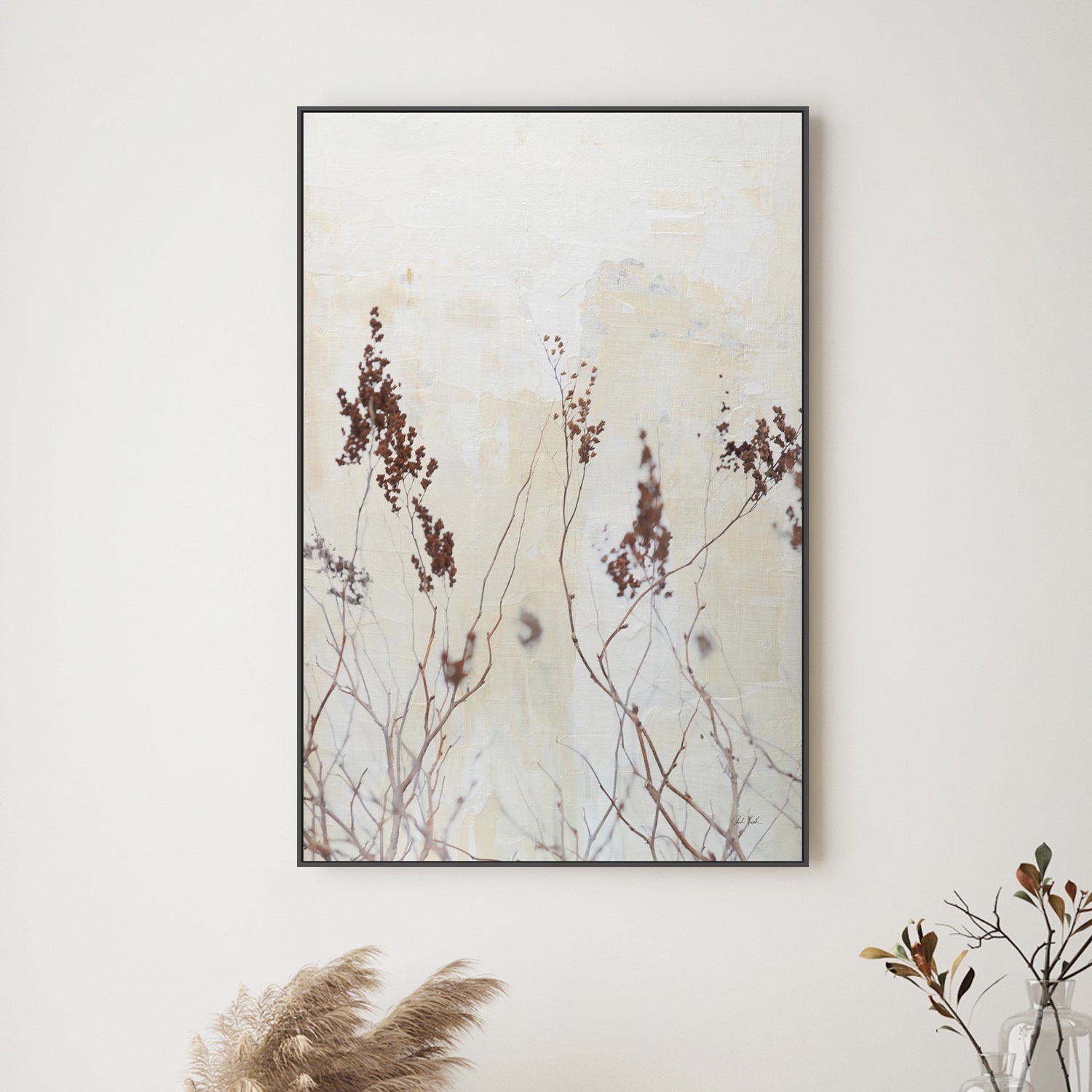 wall-art-print-canvas-poster-framed-Earth and Lime, Style C-2