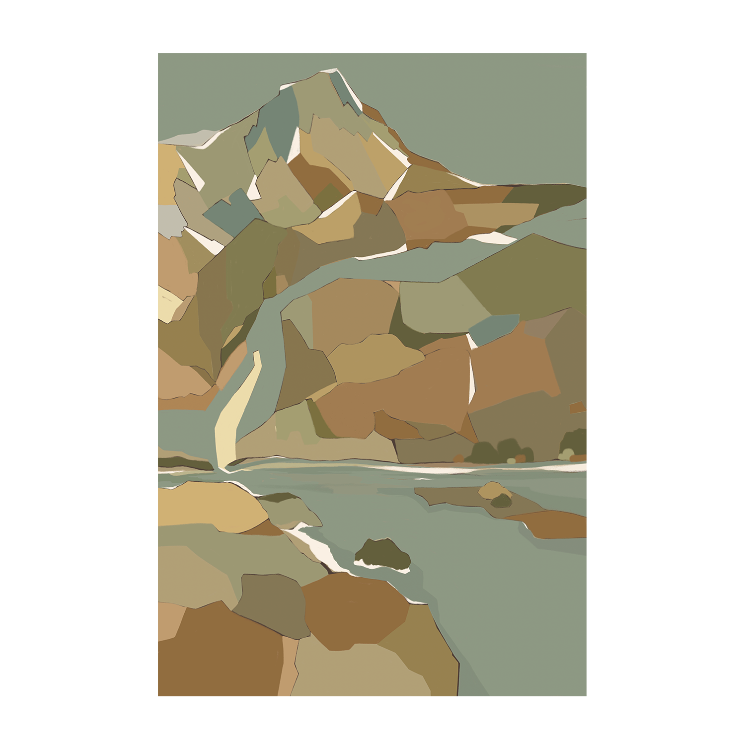 wall-art-print-canvas-poster-framed-Earthen Wilderness , By Nikita Jariwala-GIOIA-WALL-ART