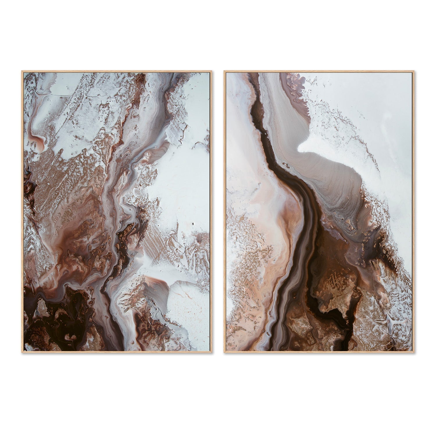 wall-art-print-canvas-poster-framed-Earthly Currents, Style A & B, Set Of 2 , By Petra Meikle-4