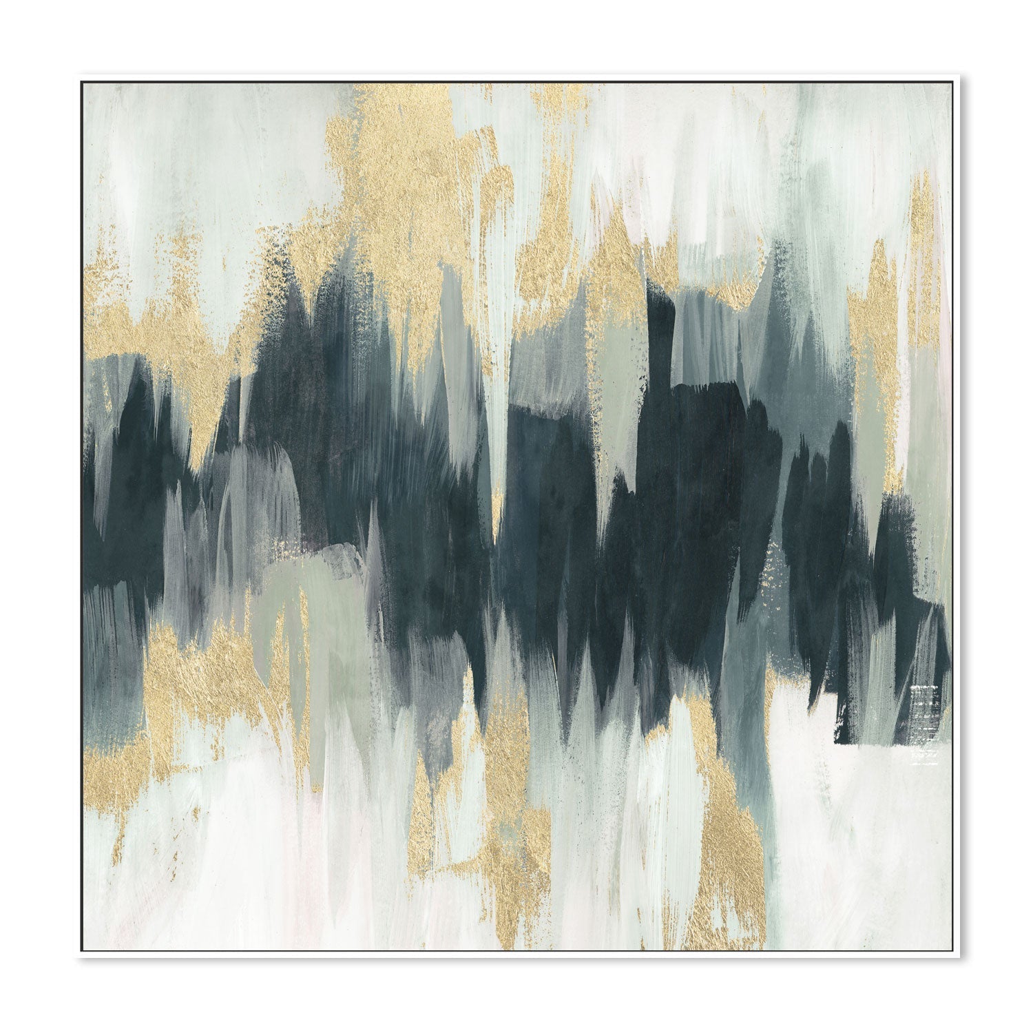 wall-art-print-canvas-poster-framed-Earthly Green, Style B , By Nina Blue-5