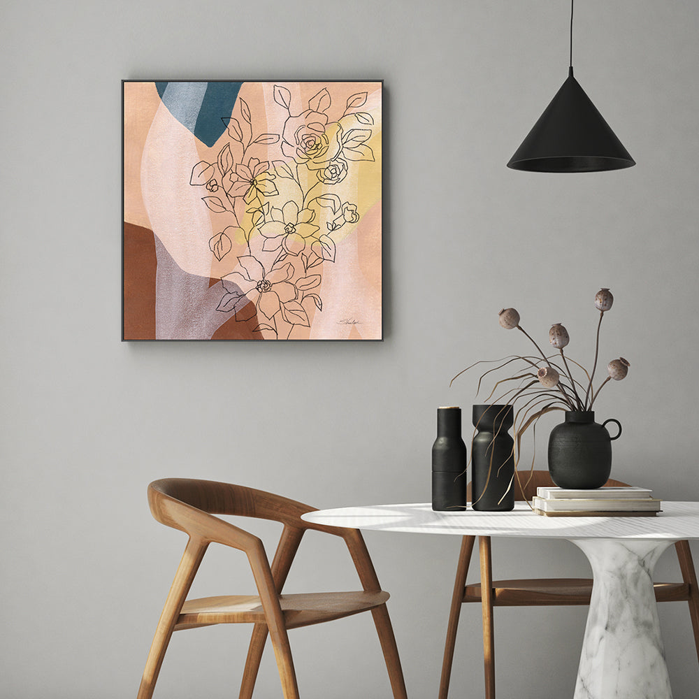 wall-art-print-canvas-poster-framed-Earthy Boho Lace, Style B-by-Silvia Vassileva-Gioia Wall Art