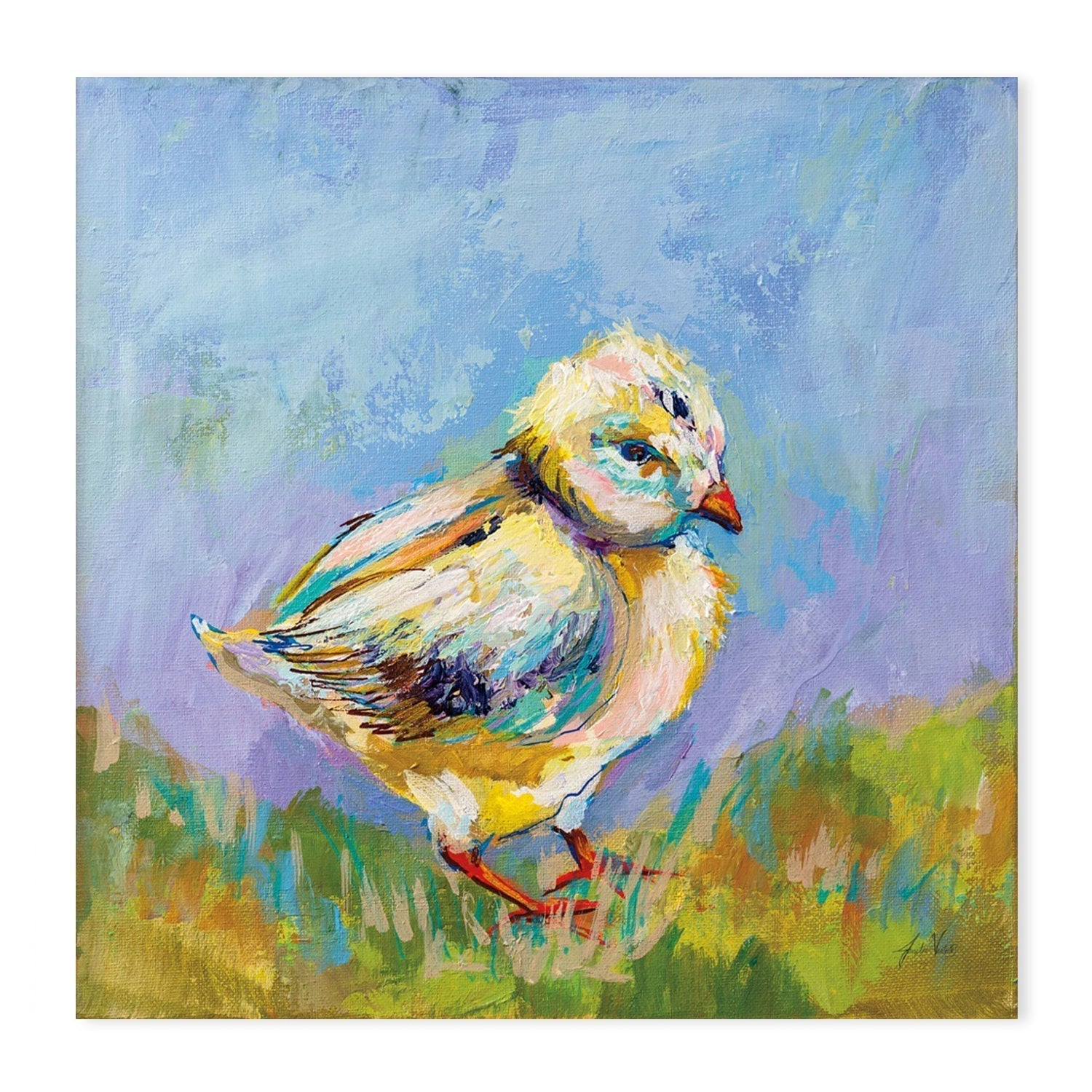 wall-art-print-canvas-poster-framed-Easter Chick-by-Jeanette Vertentes-Gioia Wall Art