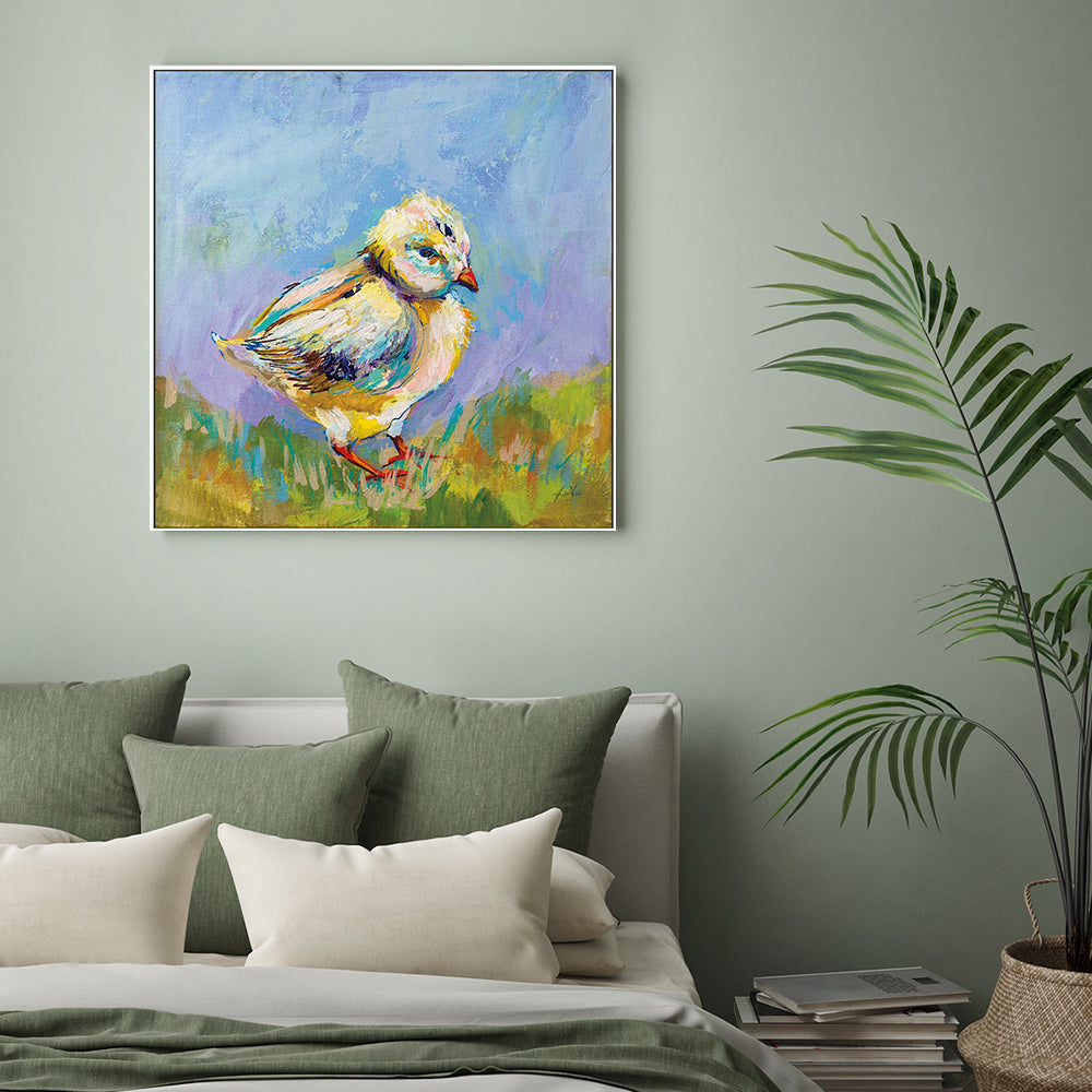 wall-art-print-canvas-poster-framed-Easter Chick-by-Jeanette Vertentes-Gioia Wall Art