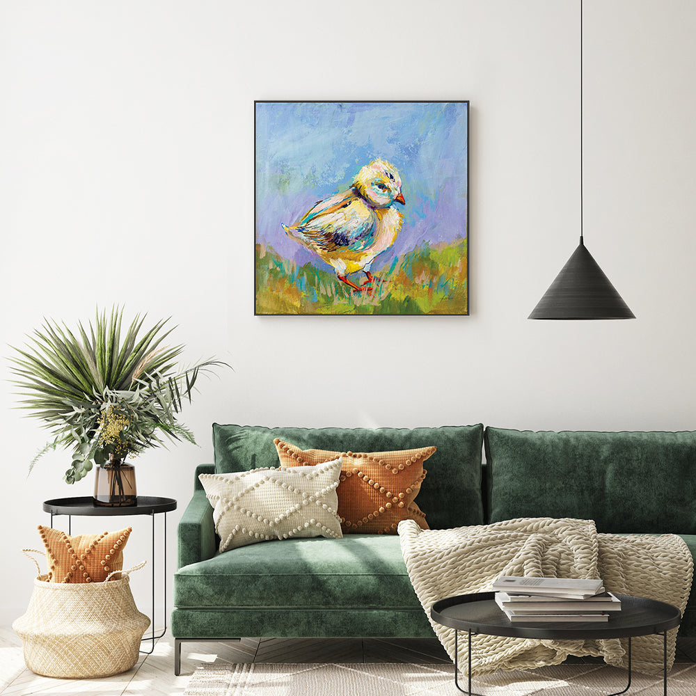 wall-art-print-canvas-poster-framed-Easter Chick-by-Jeanette Vertentes-Gioia Wall Art