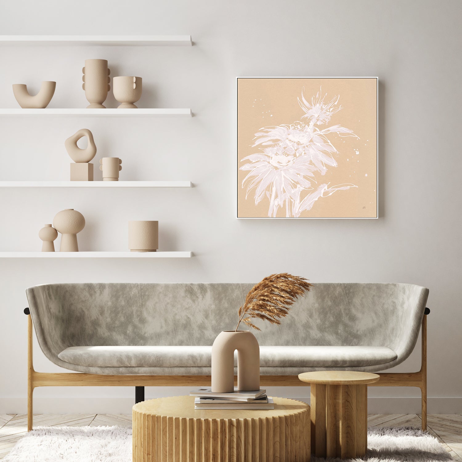 wall-art-print-canvas-poster-framed-Echinacea, Style A-by-Chris Paschke-Gioia Wall Art