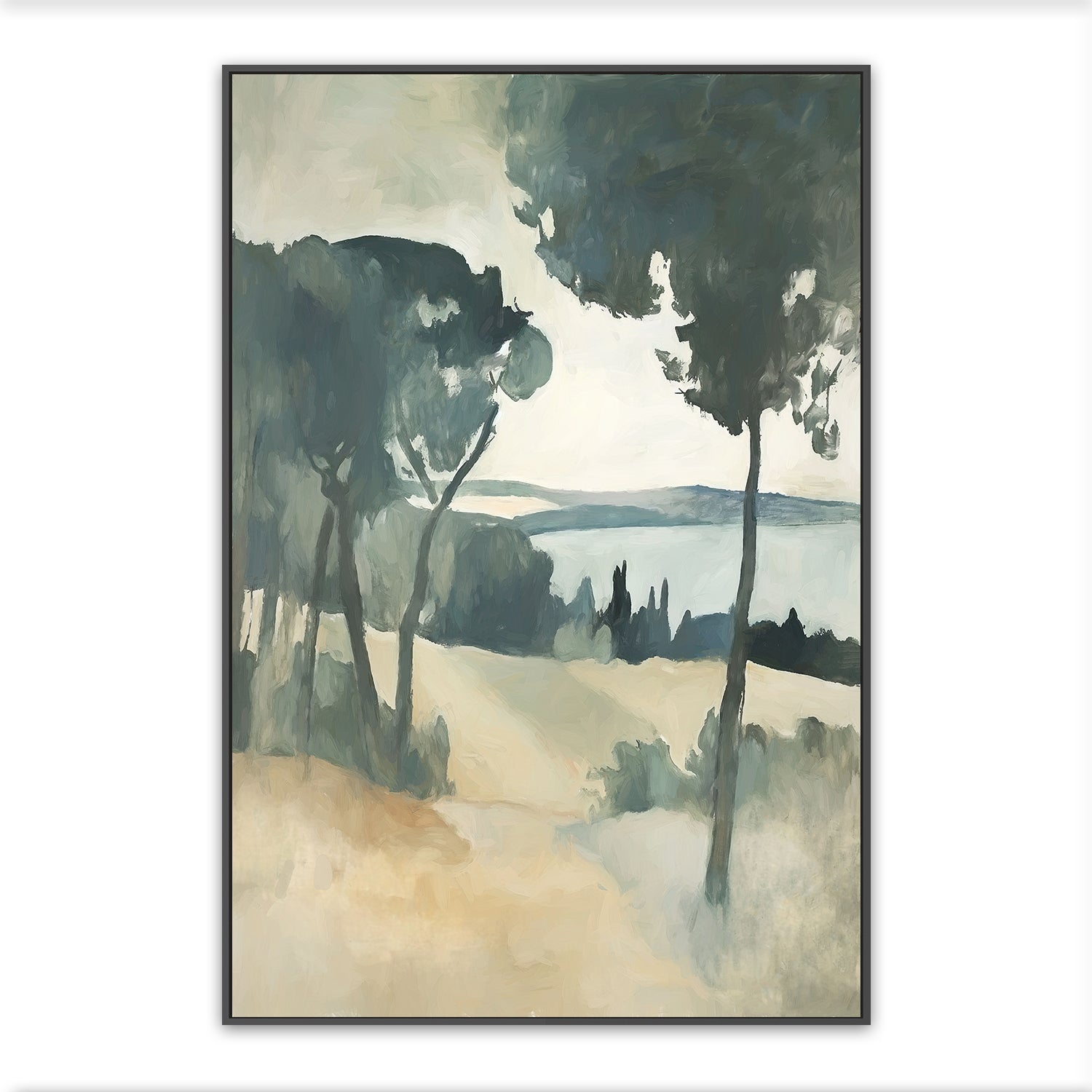 wall-art-print-canvas-poster-framed-Elegant Trees , Style A, By Accent Art Studio , By Accent Art Studio-3