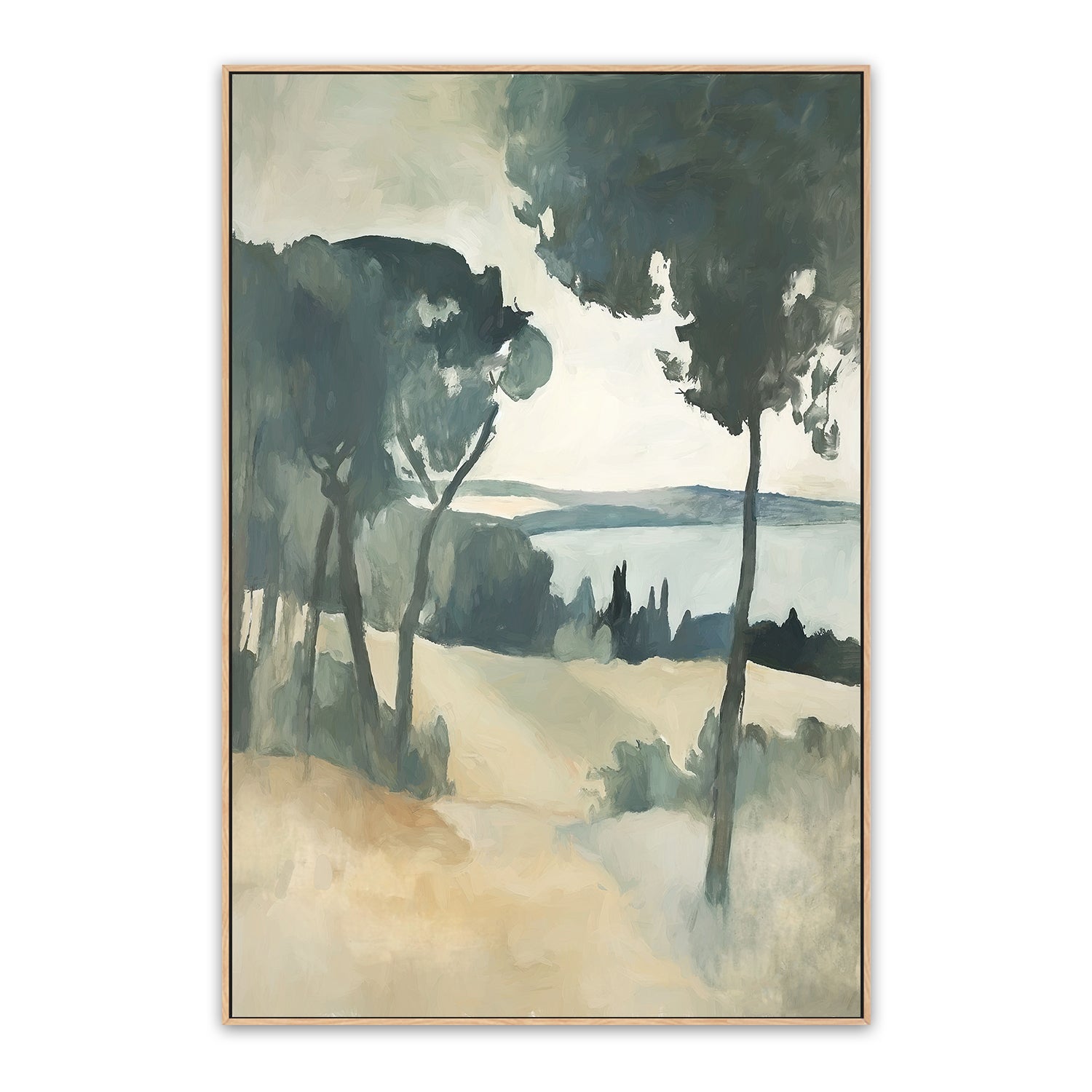 wall-art-print-canvas-poster-framed-Elegant Trees , Style A, By Accent Art Studio , By Accent Art Studio-4