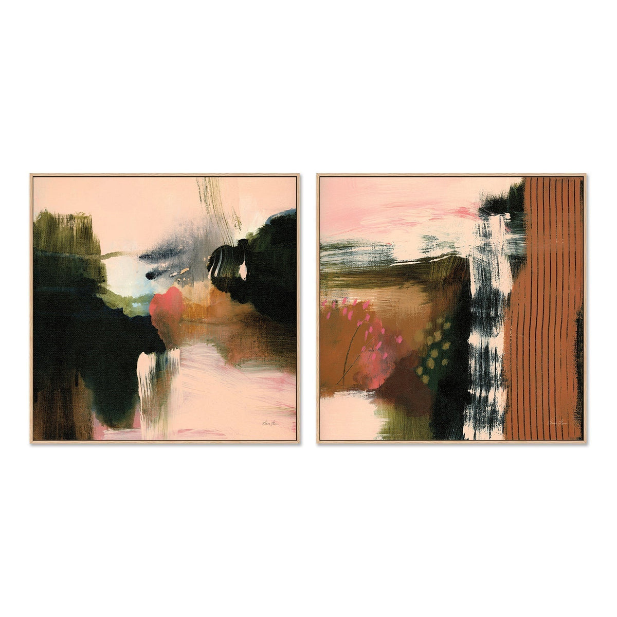 wall-art-print-canvas-poster-framed-Embankment, Set of 2-by-Laura Horn-Gioia Wall Art