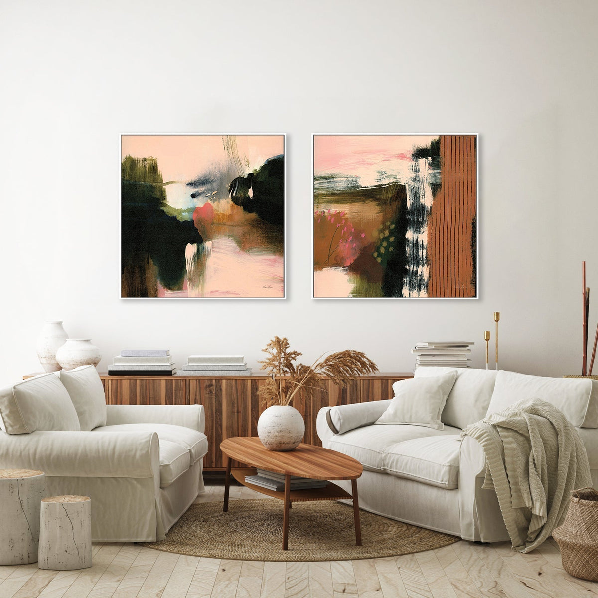 wall-art-print-canvas-poster-framed-Embankment, Set of 2-by-Laura Horn-Gioia Wall Art