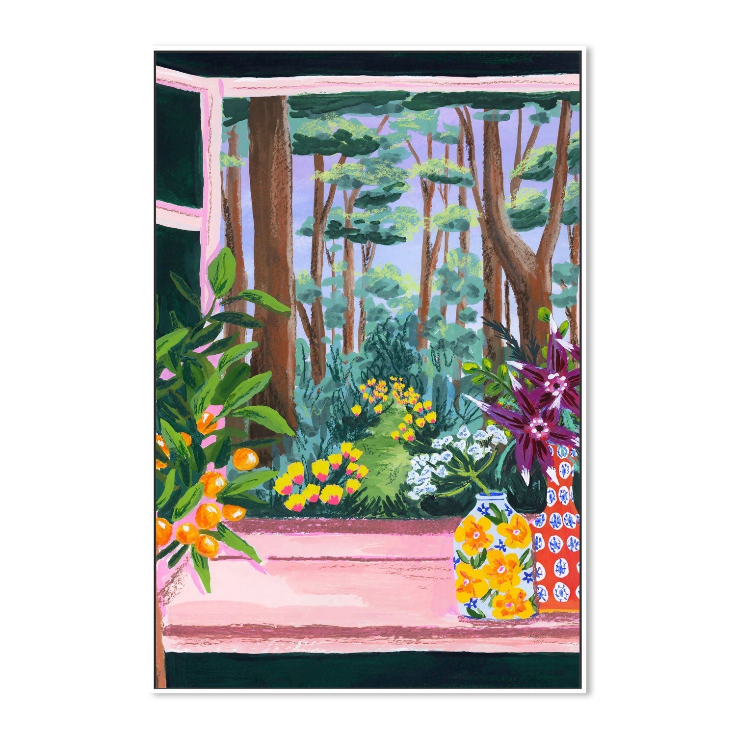 wall-art-print-canvas-poster-framed-Enchanted Garden-5