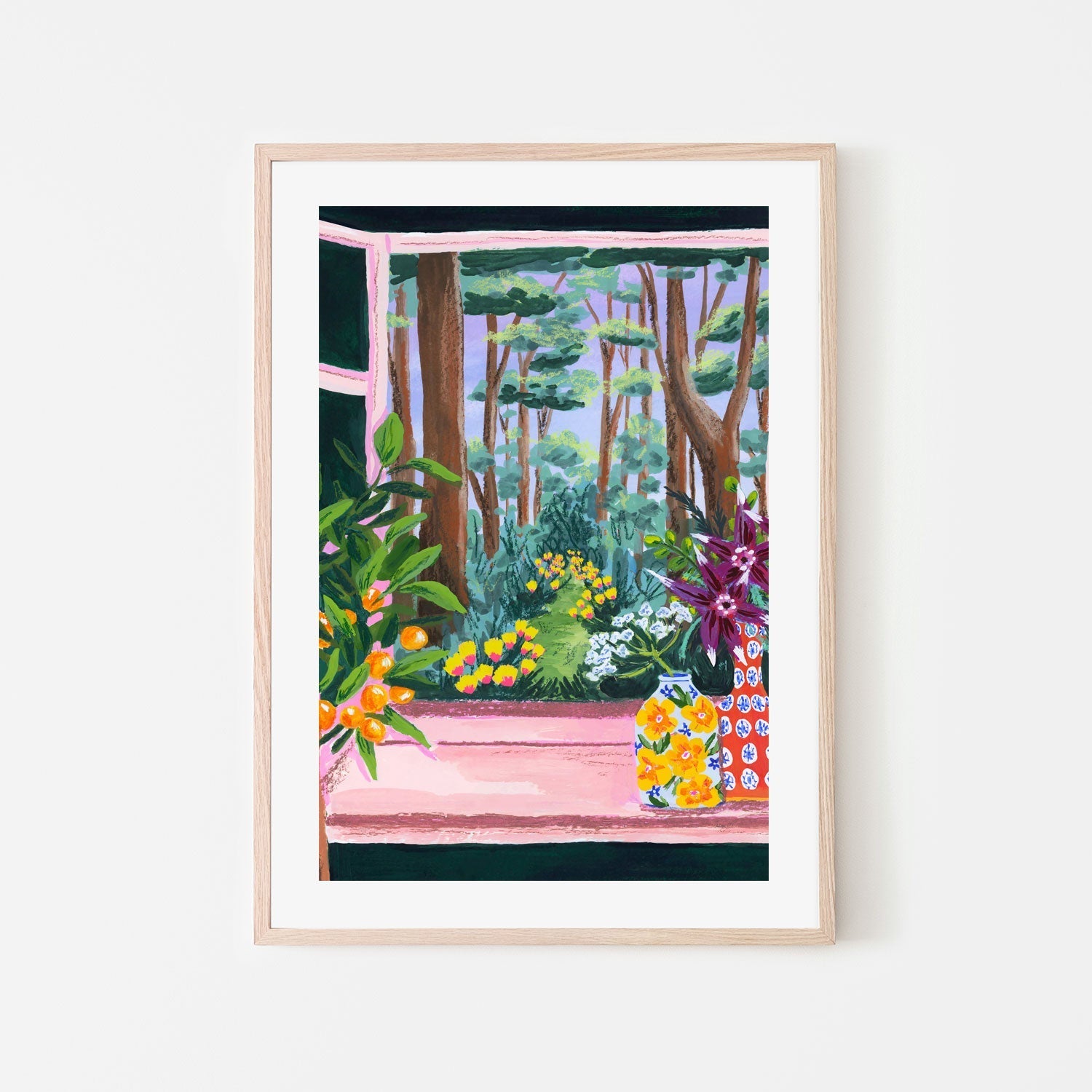 wall-art-print-canvas-poster-framed-Enchanted Garden-6