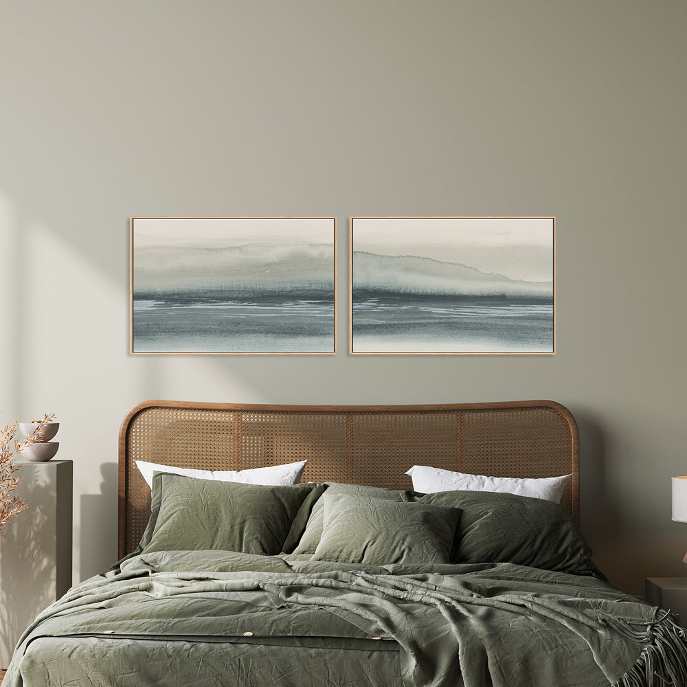 wall-art-print-canvas-poster-framed-End of Day, Style A & B,Set of 2-by-Chris Paschke-Gioia Wall Art