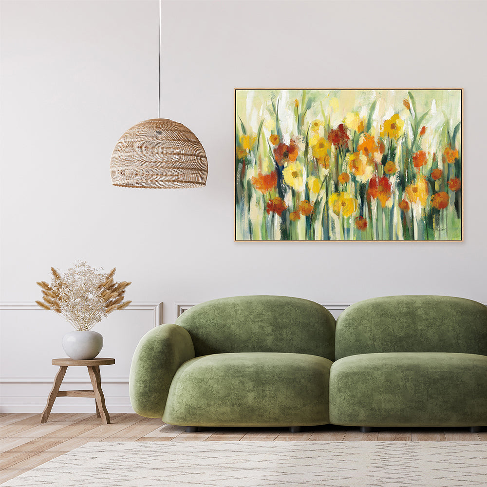 wall-art-print-canvas-poster-framed-End of Summer Garden-by-Silvia Vassileva-Gioia Wall Art