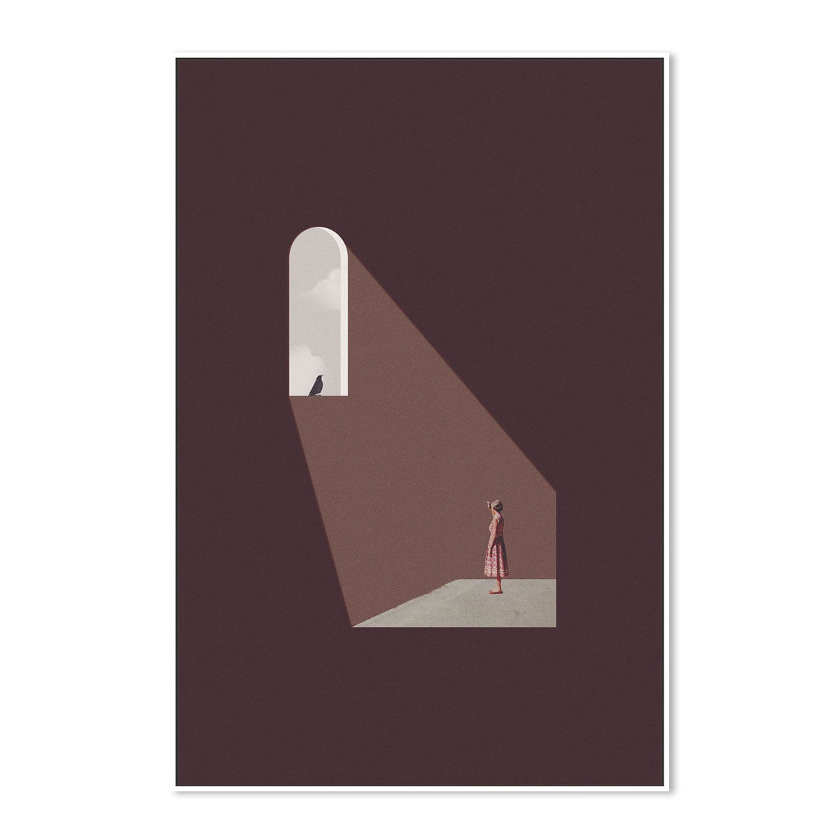 wall-art-print-canvas-poster-framed-Enlighten Me-GIOIA-WALL-ART