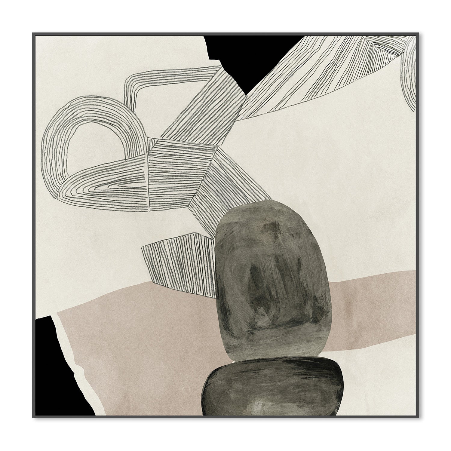 wall-art-print-canvas-poster-framed-Entangled, Style B , By Tom Reeves-3