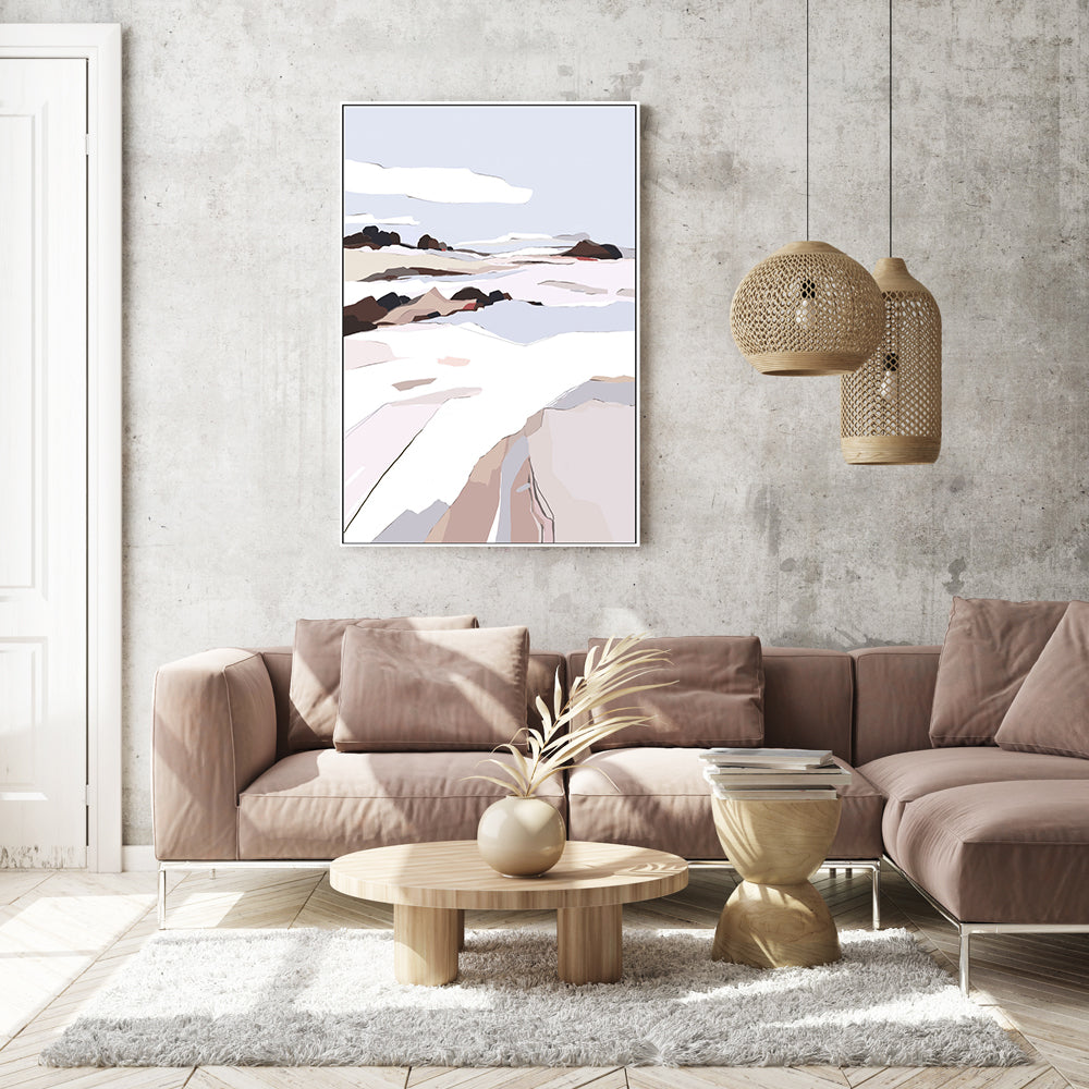 wall-art-print-canvas-poster-framed-Eternal Peaks, Style A , By Nikita Jariwala-GIOIA-WALL-ART