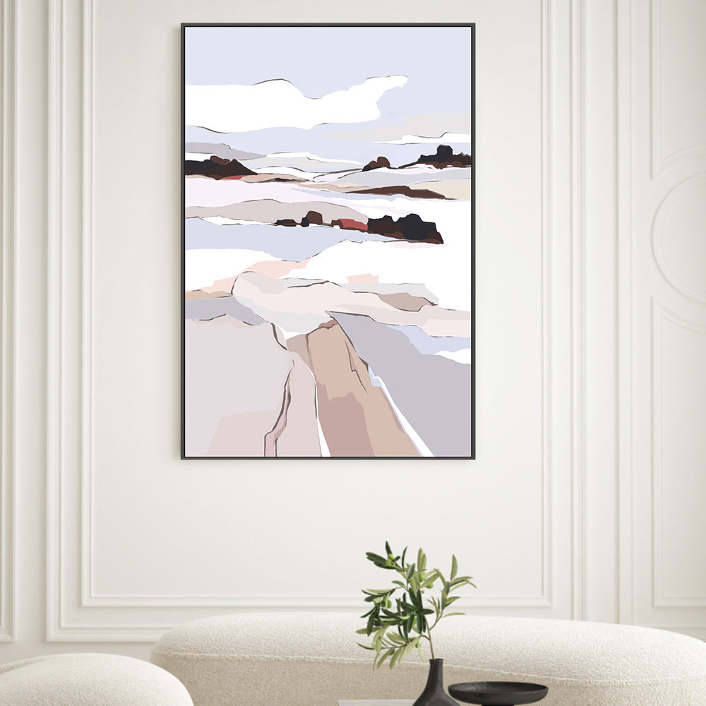 wall-art-print-canvas-poster-framed-Eternal Peaks, Style B , By Nikita Jariwala-GIOIA-WALL-ART