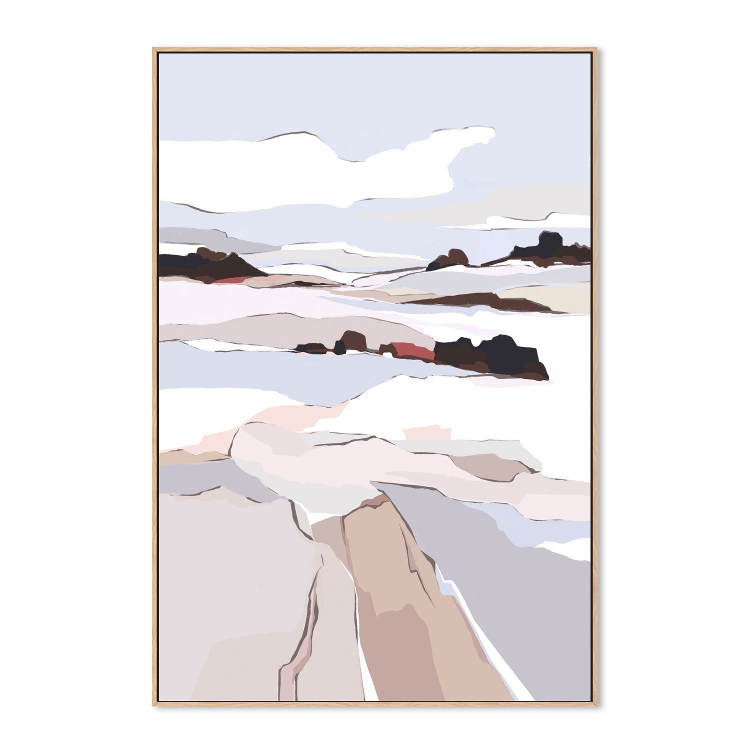 wall-art-print-canvas-poster-framed-Eternal Peaks, Style B , By Nikita Jariwala-GIOIA-WALL-ART