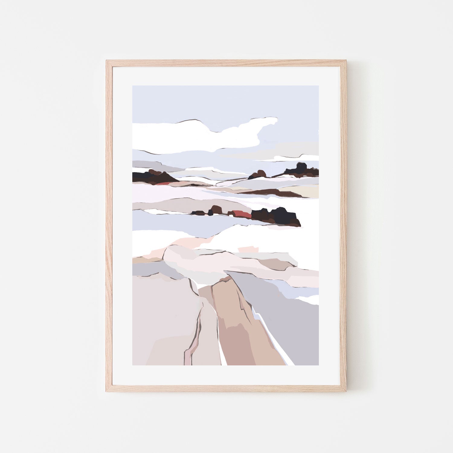 wall-art-print-canvas-poster-framed-Eternal Peaks, Style B , By Nikita Jariwala-GIOIA-WALL-ART